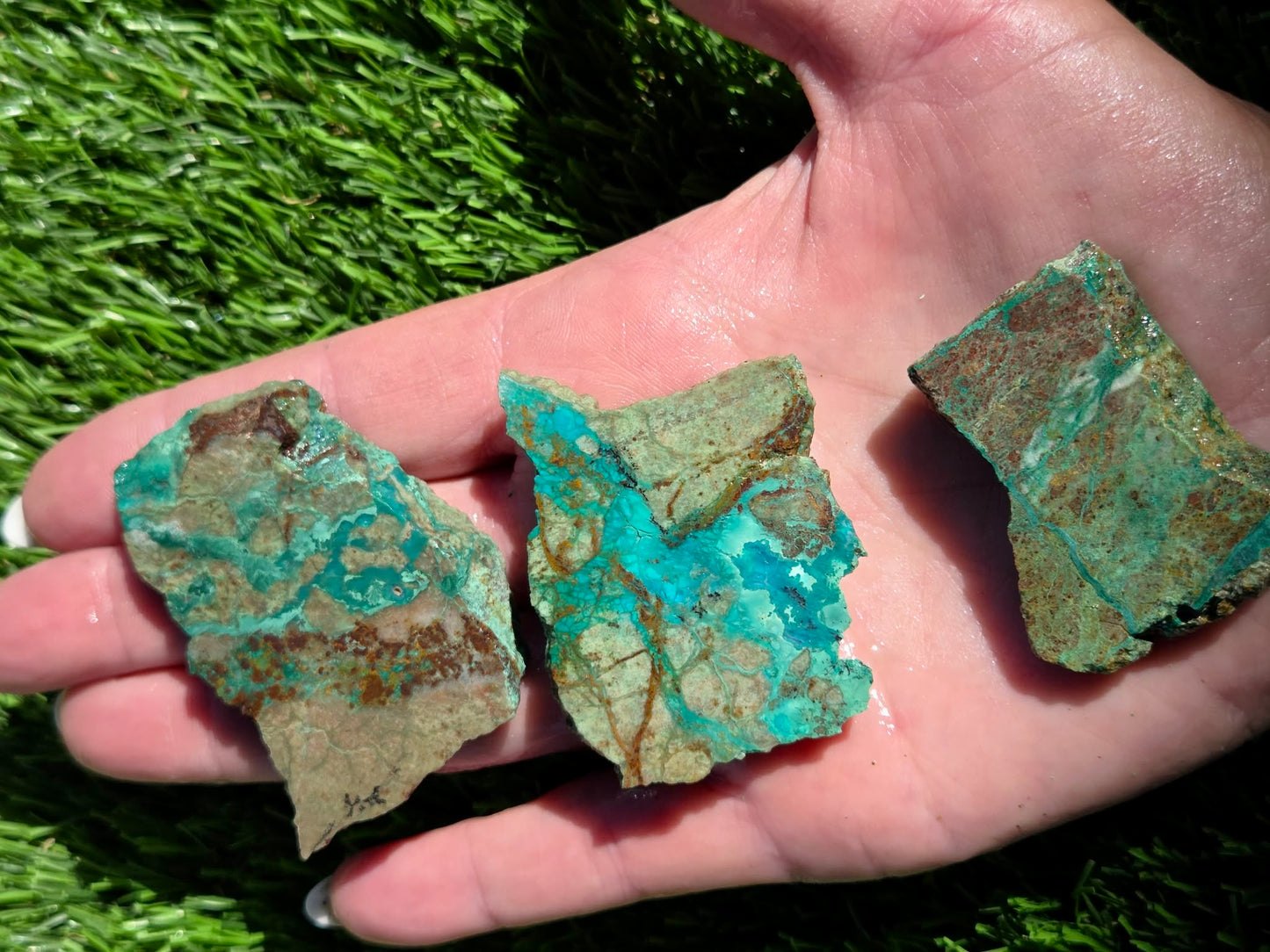 Globe Chrysocolla Slab Bundle-SB50