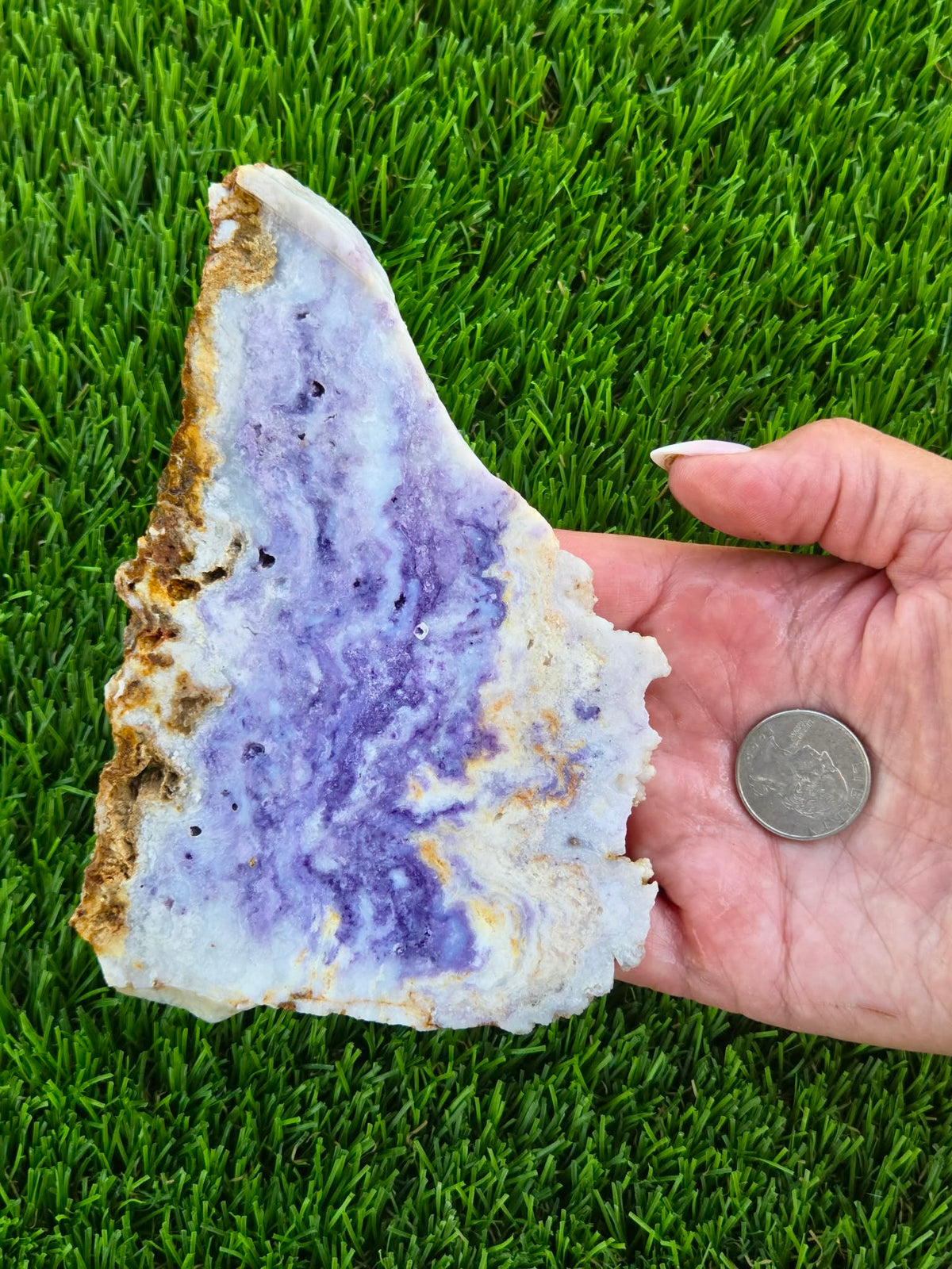 Mexican Morado Opal Slabs T909–912