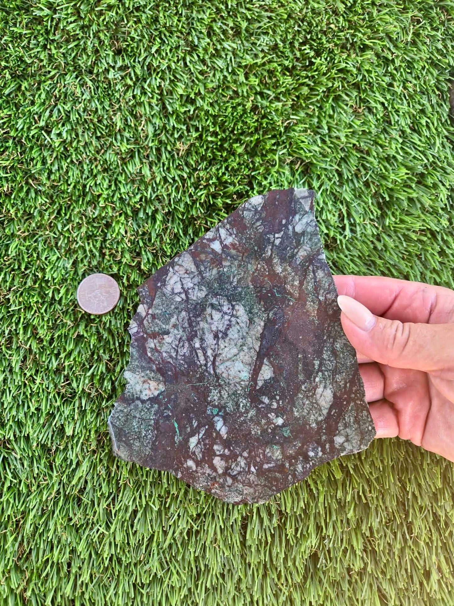 Globe Chrysocolla Hematite & Quartz Slabs D201-204