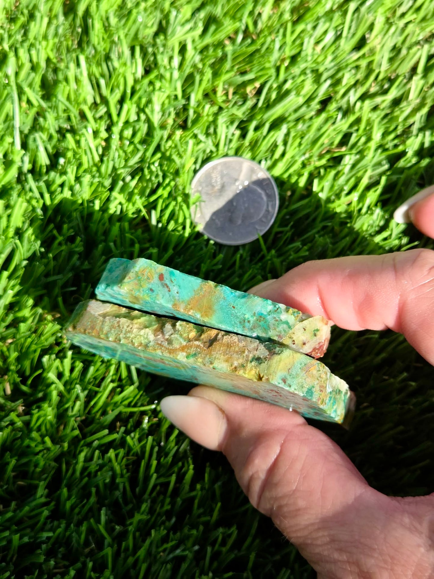 Malachite & Chrysocolla Slab Bundle SB162