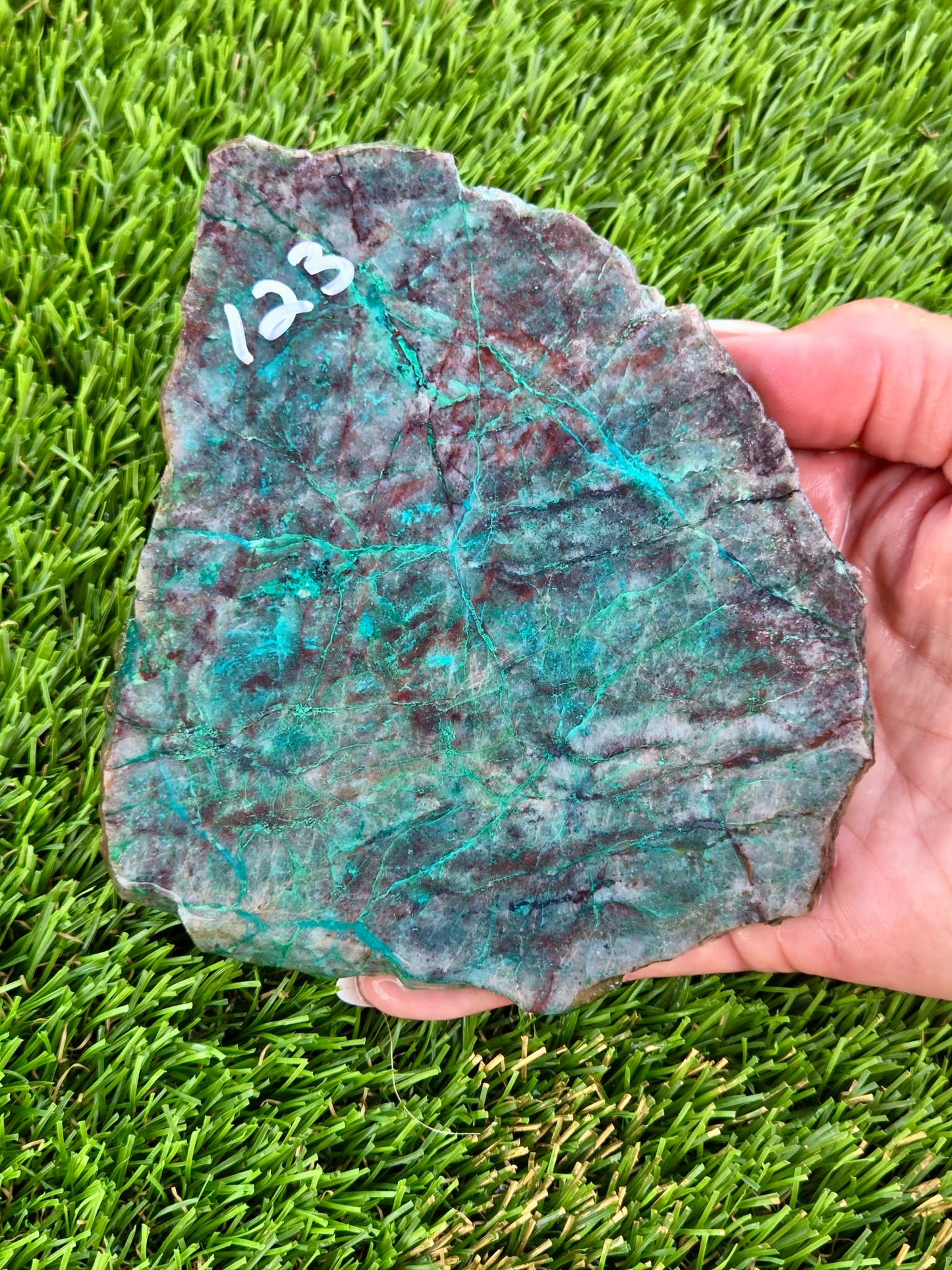 Globe Chrysocolla Slabs B120-124