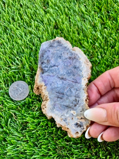 Purple Burro Creek Agate Slab F281-286