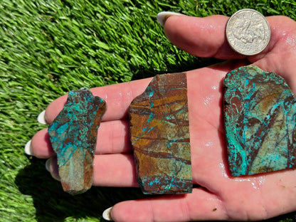 Globe Chrysocolla Slab Bundle-SB51