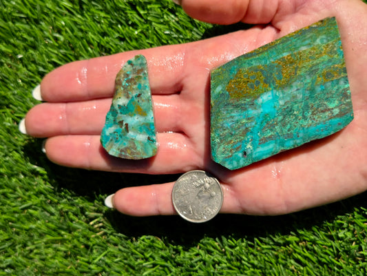 Globe Chrysocolla Slab Bundle-SB13