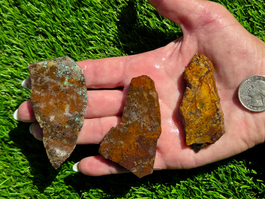 Orange Moss Agate Slab Bundle SB158