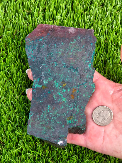 Galena Chrysocolla & Malachite Slabs V980–984