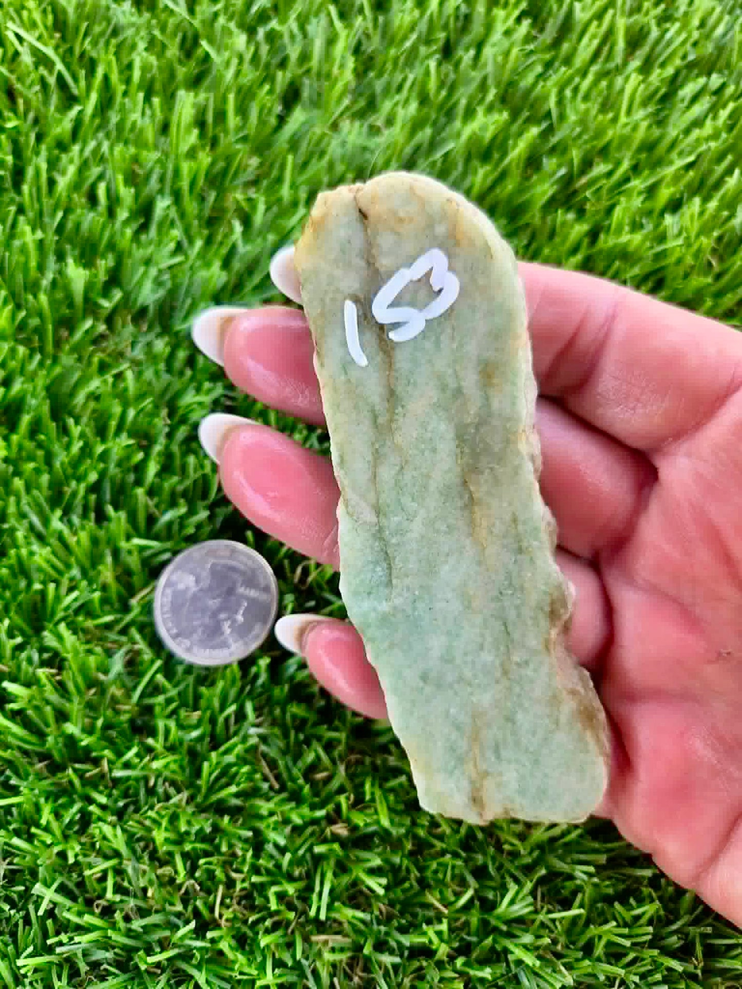 Soft Sage Aventurine Slab 151-153