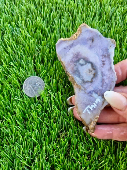 Purple Burro Creek Agate Slab F287-292