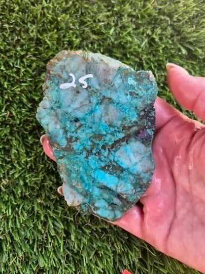 Globe Chrysocolla Slabs A23-26