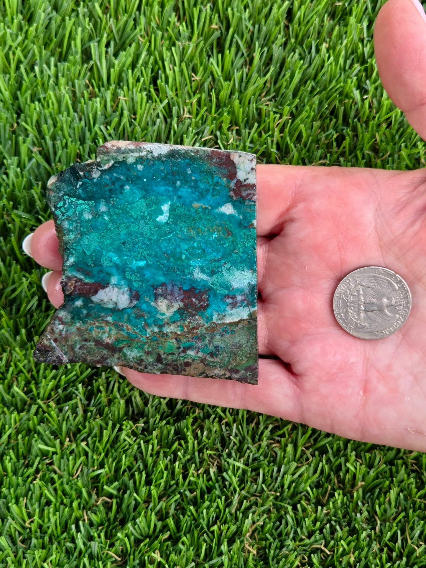 Globe Chrysocolla & Malachite Slabs V985–990