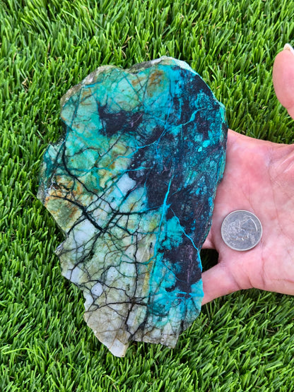 Inspiration Mine Chrysocolla & Cuprite Slabs T928–931