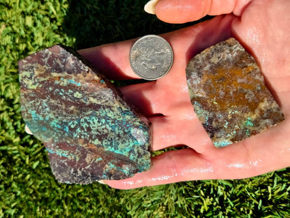 Globe Chrysocolla Slab Bundle-SB34