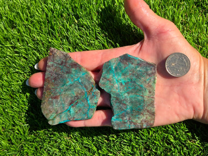 Spiderweb Malachite Slab Bundle SB142