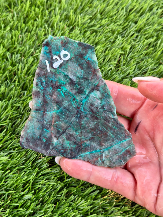Globe Chrysocolla Slabs B120-124