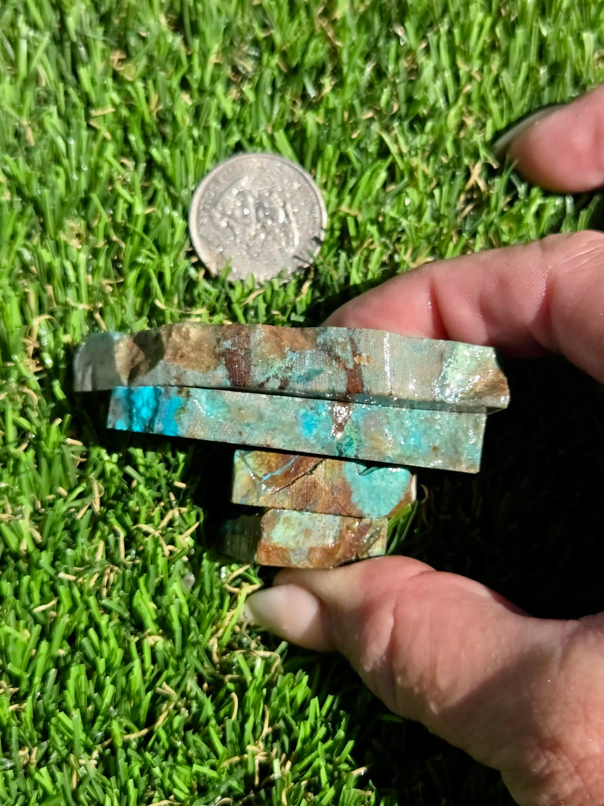 Globe Chrysocolla Slab Bundle-SB7
