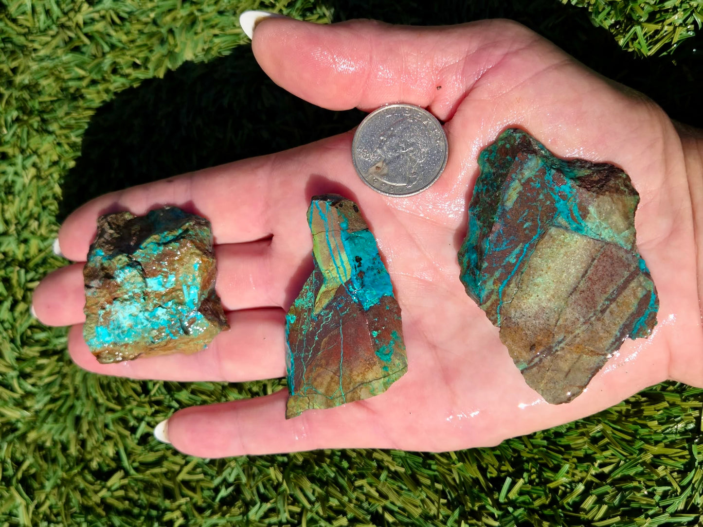 Globe Chrysocolla Slab Bundle-SB59