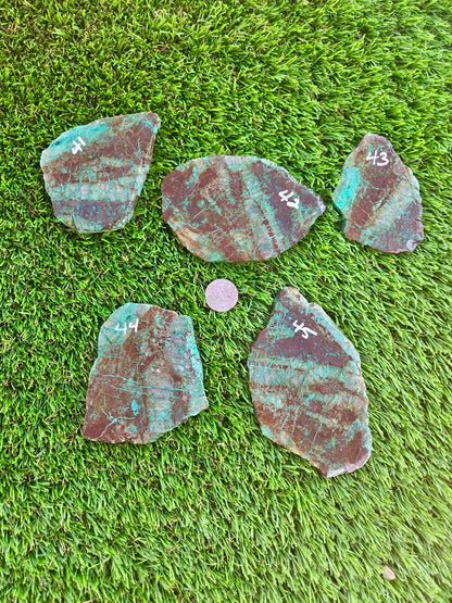 Globe Chrysocolla Slab A41-45