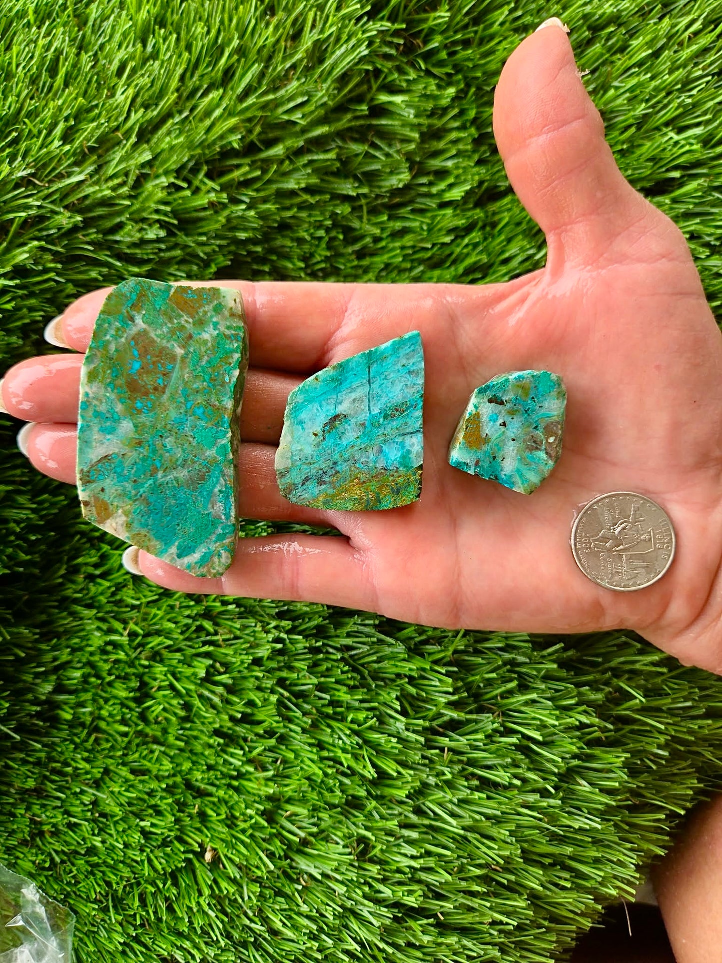 Globe Chrysocolla Slab Bundle -40