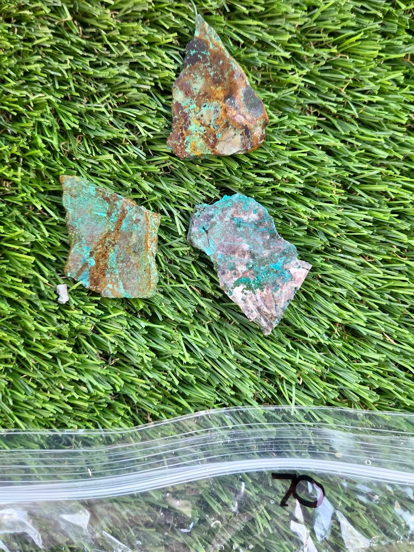 Globe Chrysocolla Slab Bundle -70