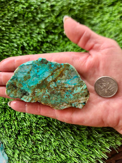 Globe Chrysocolla Slabs 23-26