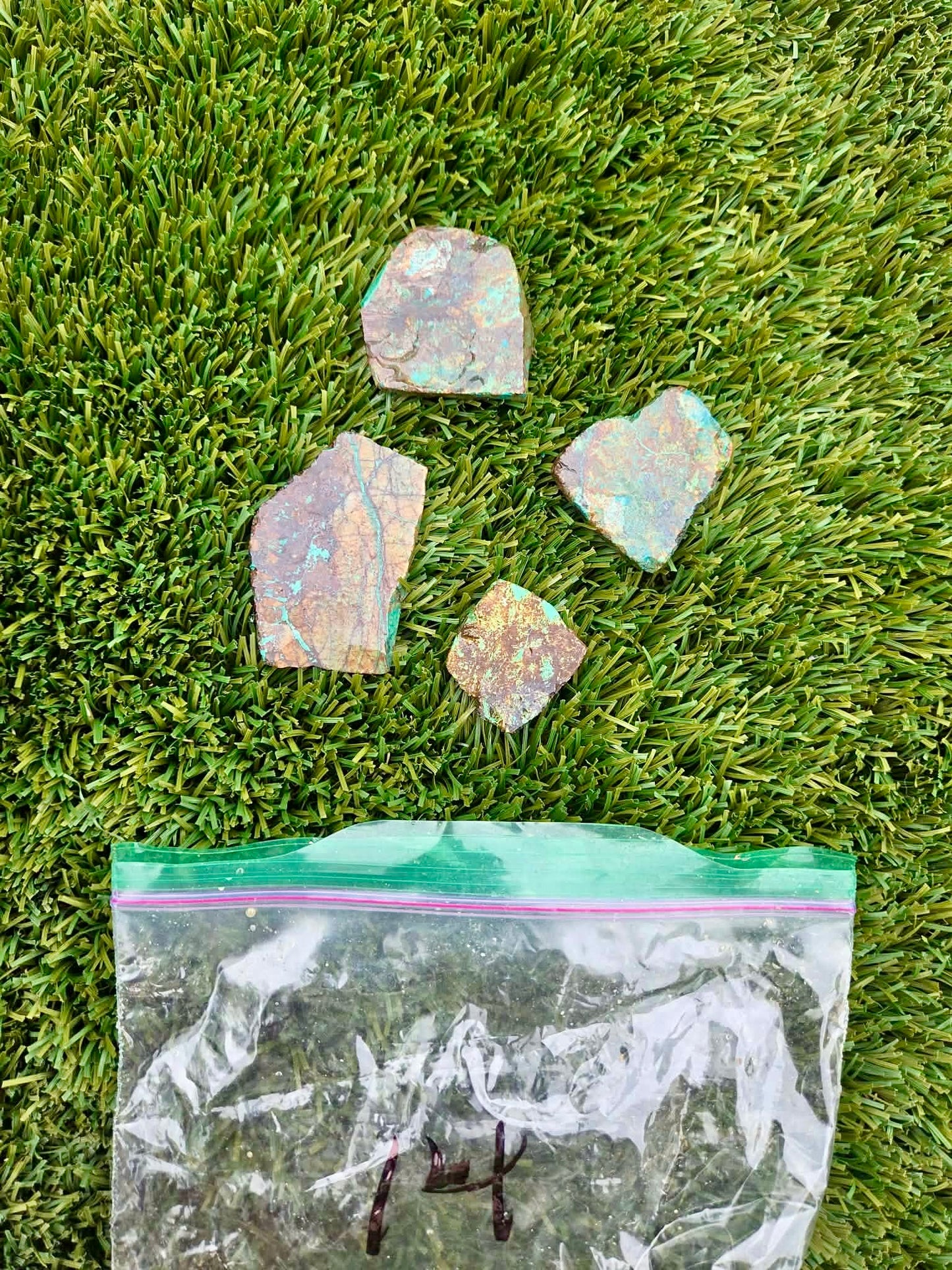Globe Chrysocolla Slab Bundle -14