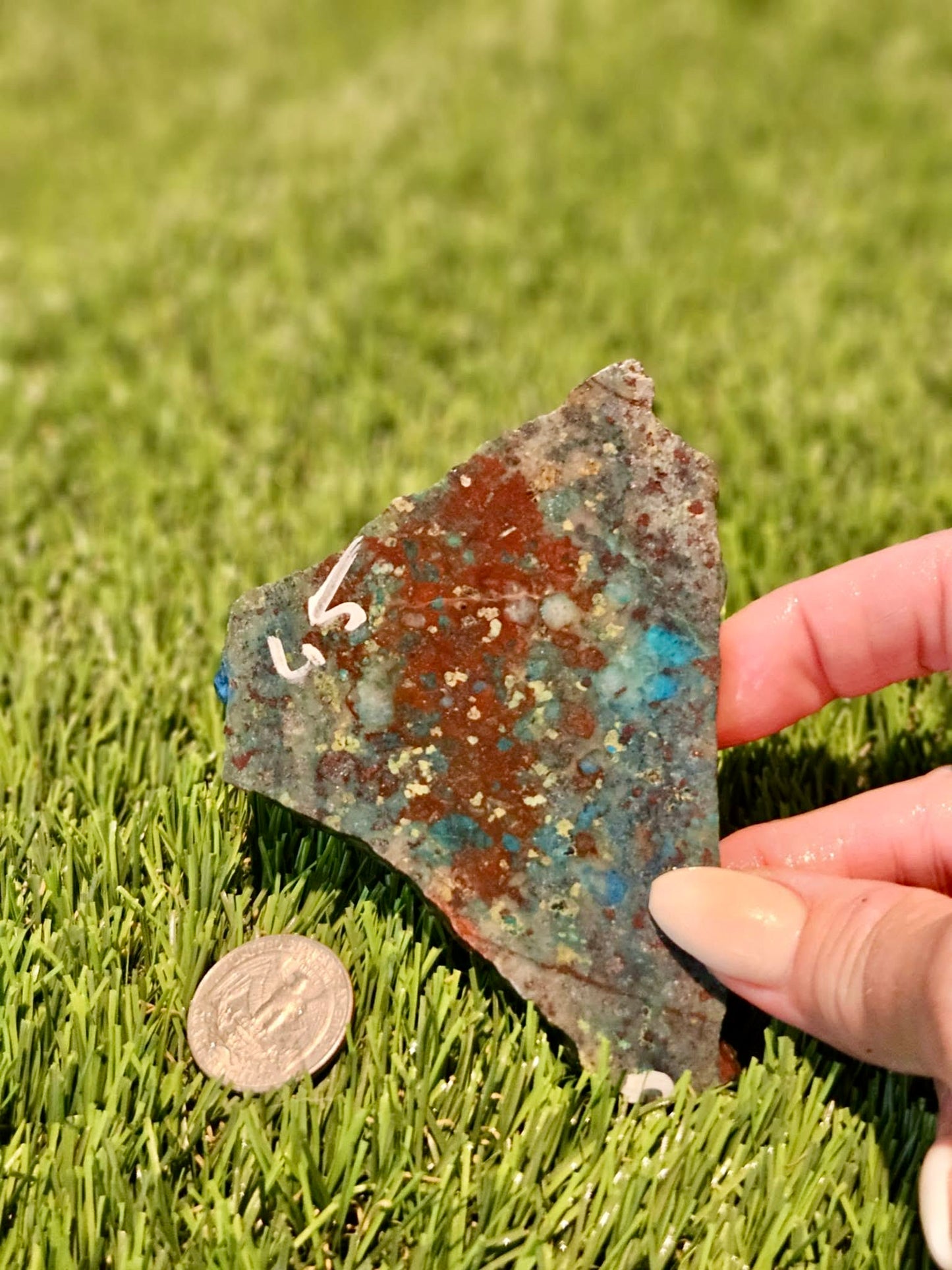 Globe Chrysocolla Slabs 61-66