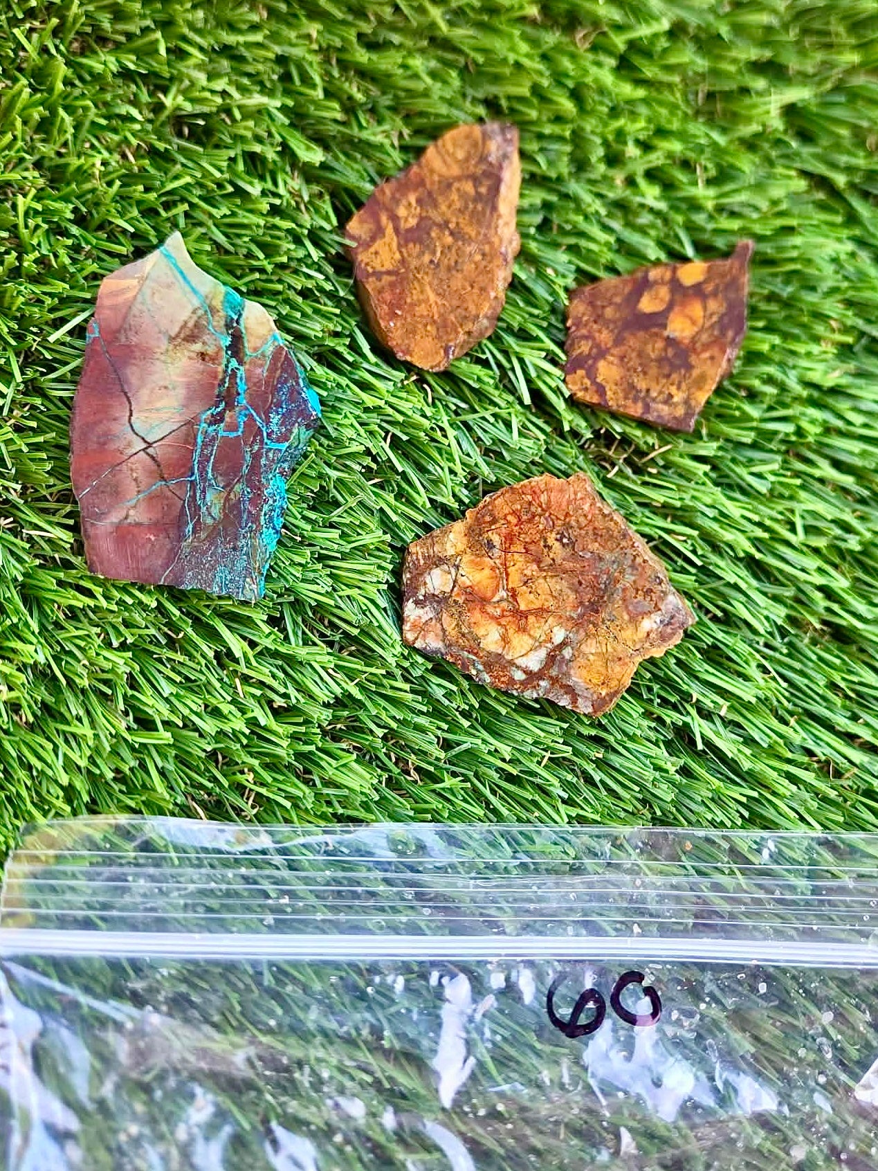 Globe Chrysocolla Slab Bundle -60
