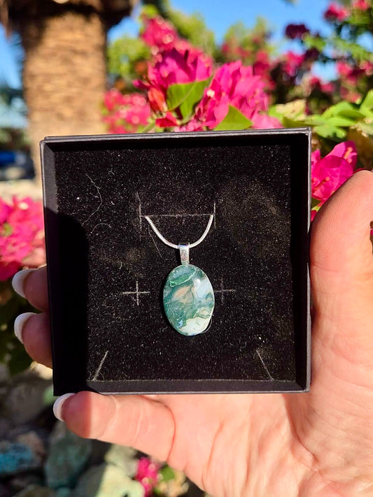 Earthly Cab Necklace-N22