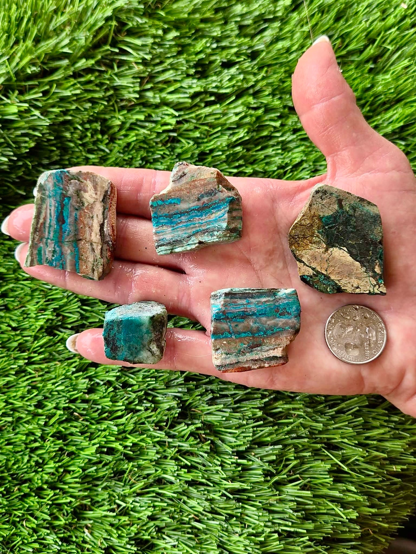 Globe Chrysocolla Slab Bundle -21