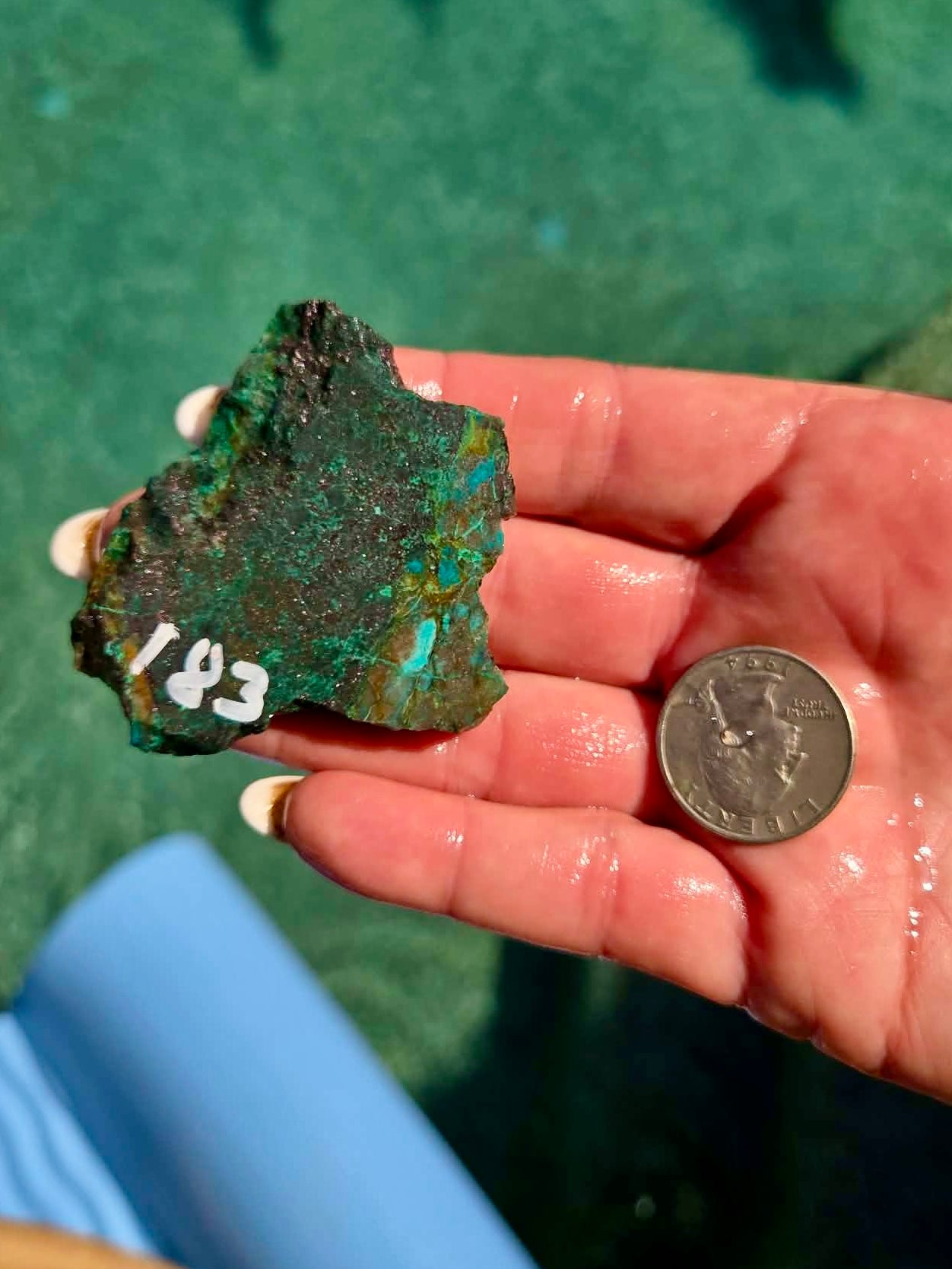Planet Mine Chrysocolla Slab 176-183