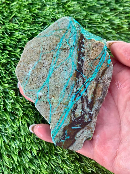 Globe Chrysocolla Slab 12-16