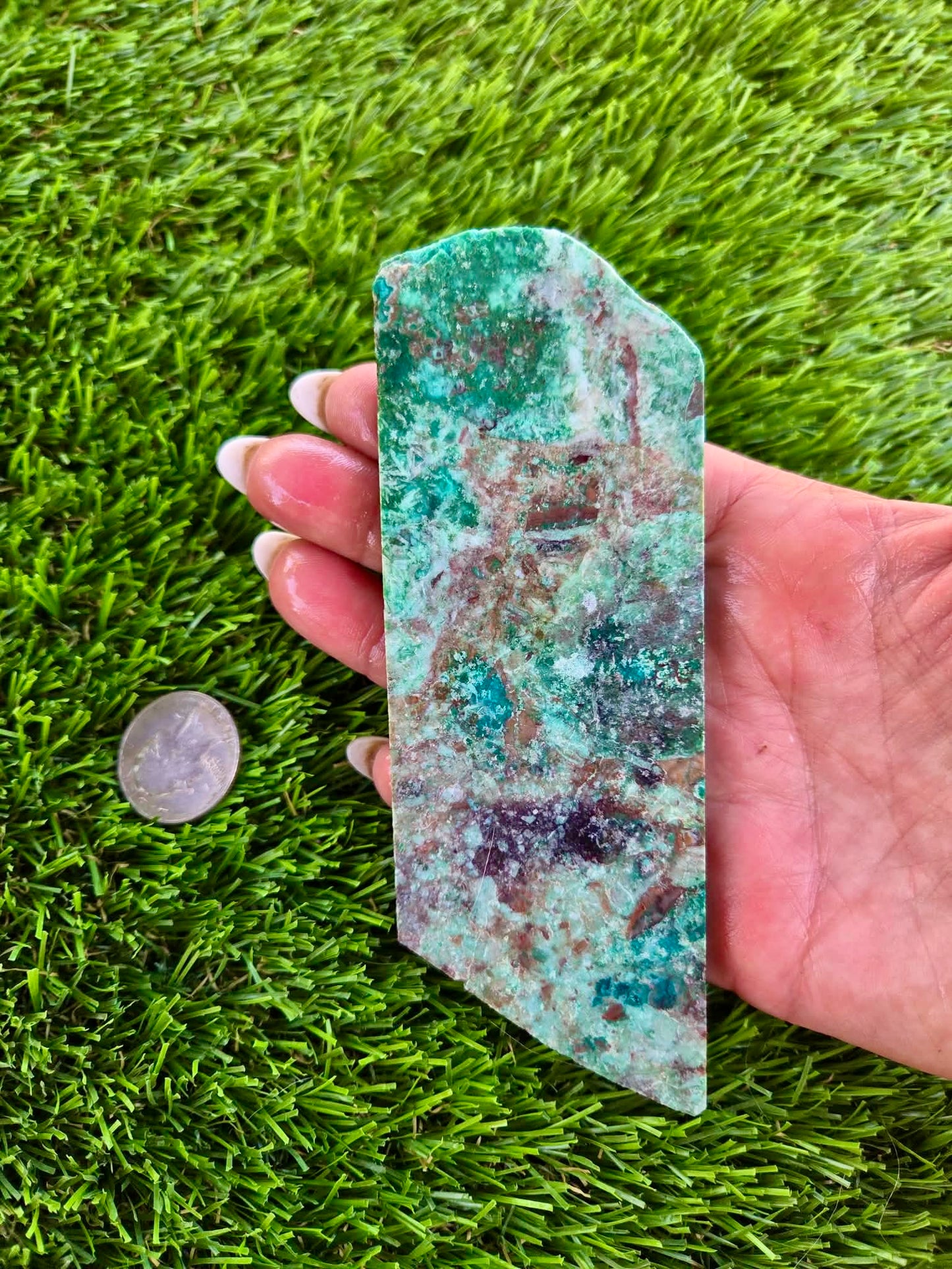 Globe Chrysocolla Slab 125-127