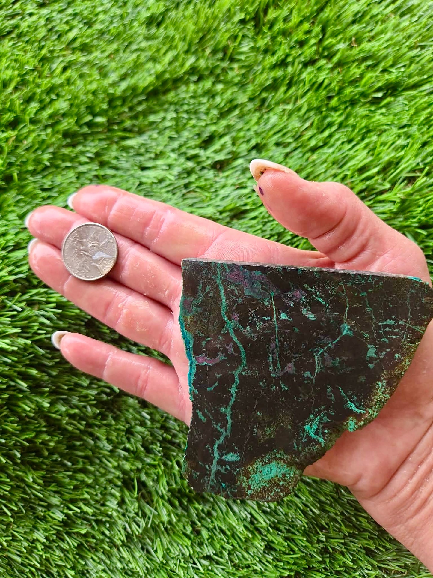 Globe Chrysocolla Slabs 32-36