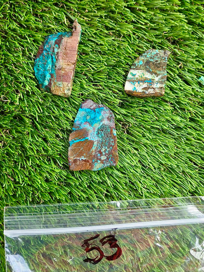 Globe Chrysocolla Slab Bundle -53