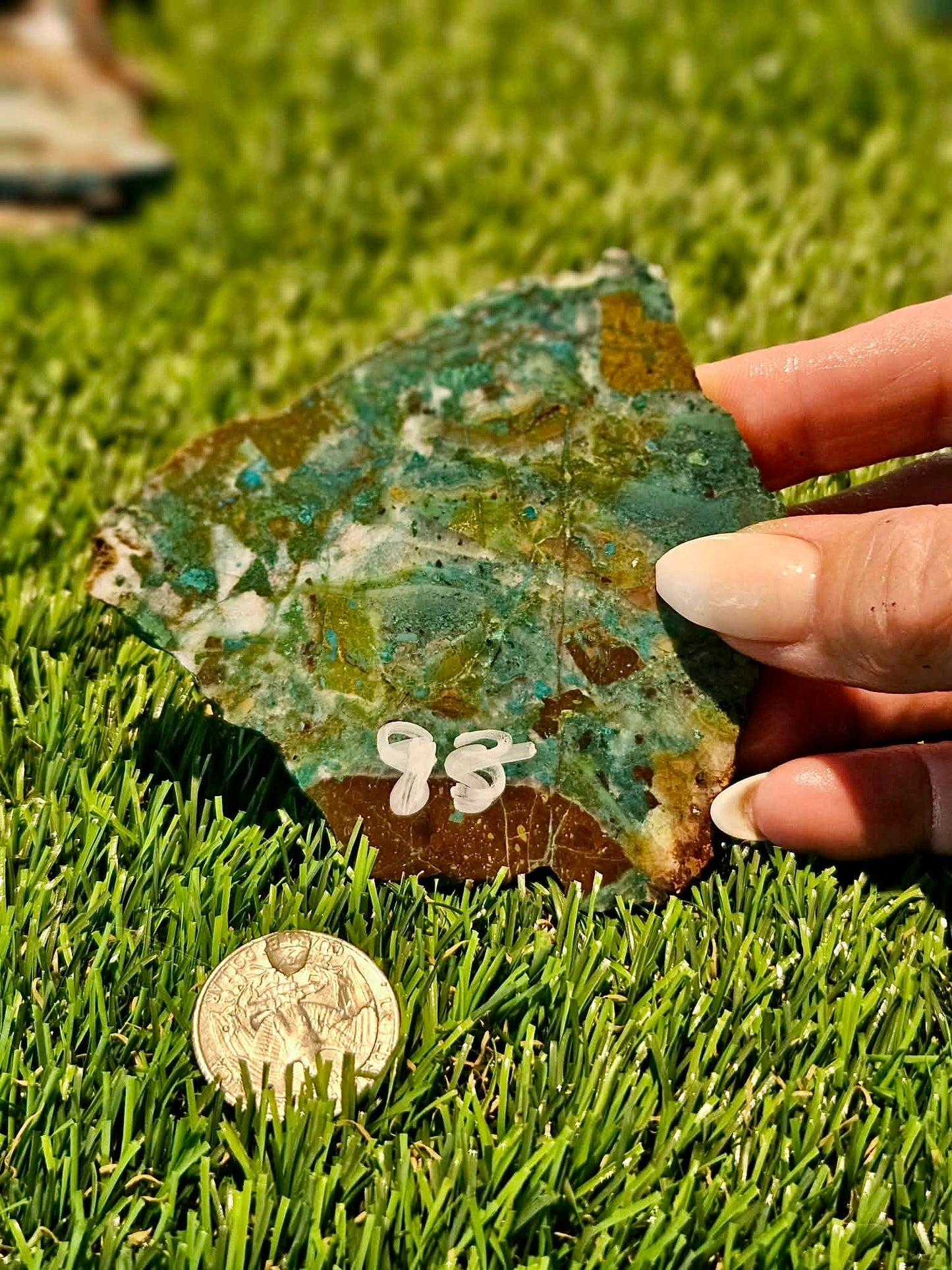 Globe Chrysocolla Slabs 91-94