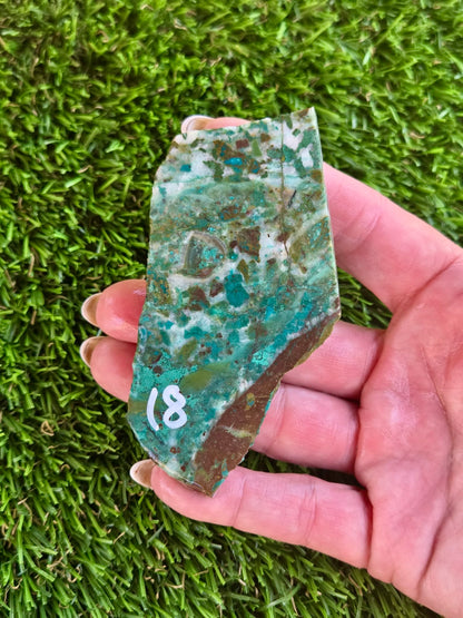 Globe Chrysocolla Slab A17-22