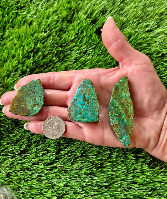 Globe Chrysocolla Slab Bundle -18