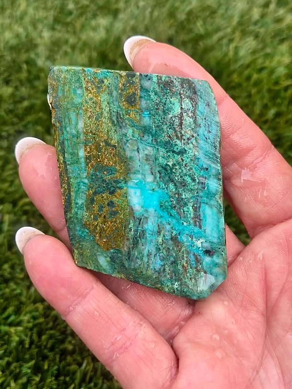 Globe Chrysocolla Slab Bundle -13