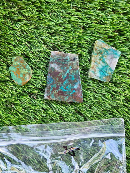 Globe Chrysocolla Slab Bundle -75