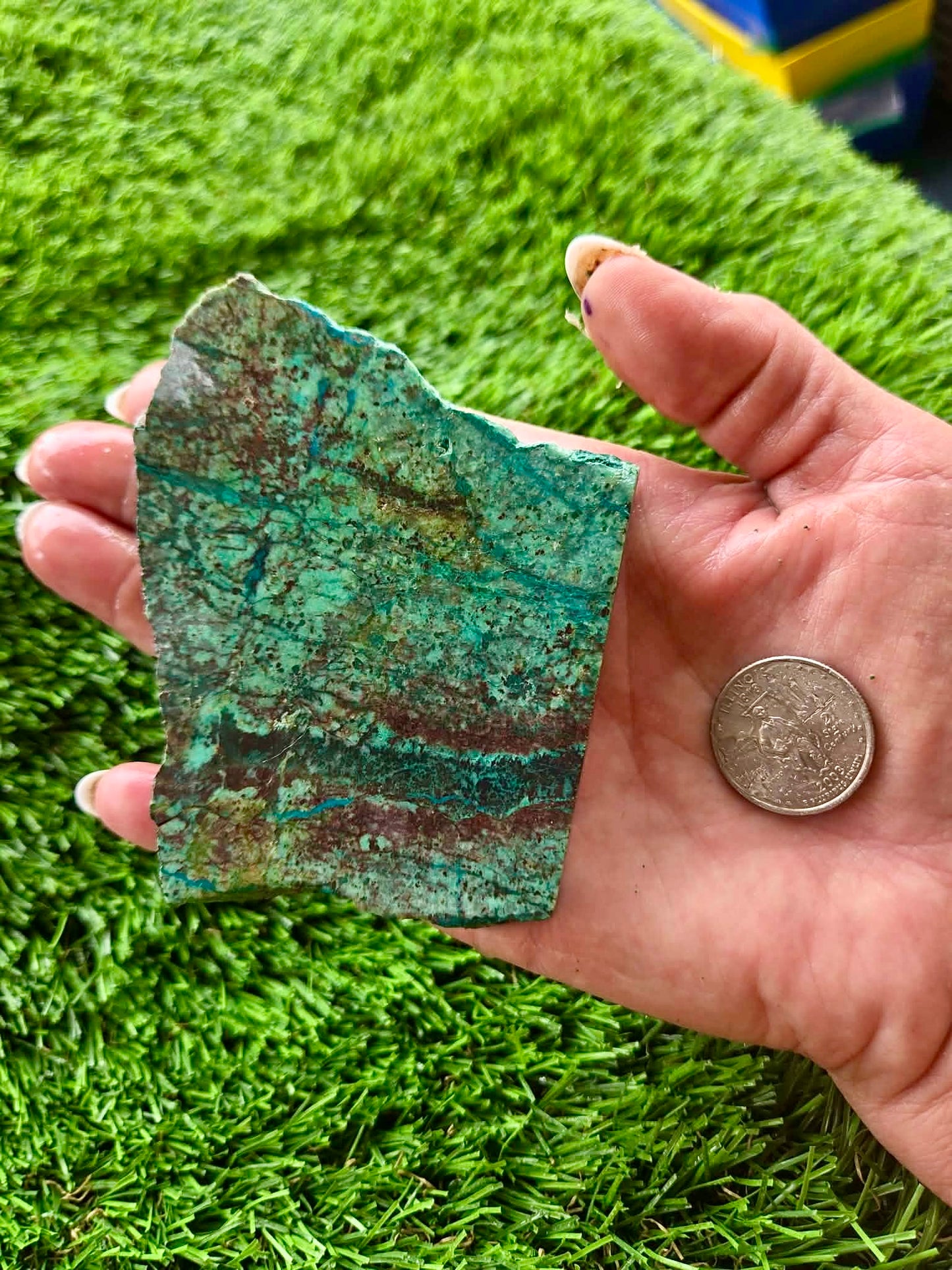 Globe Chrysocolla Slabs 37-40