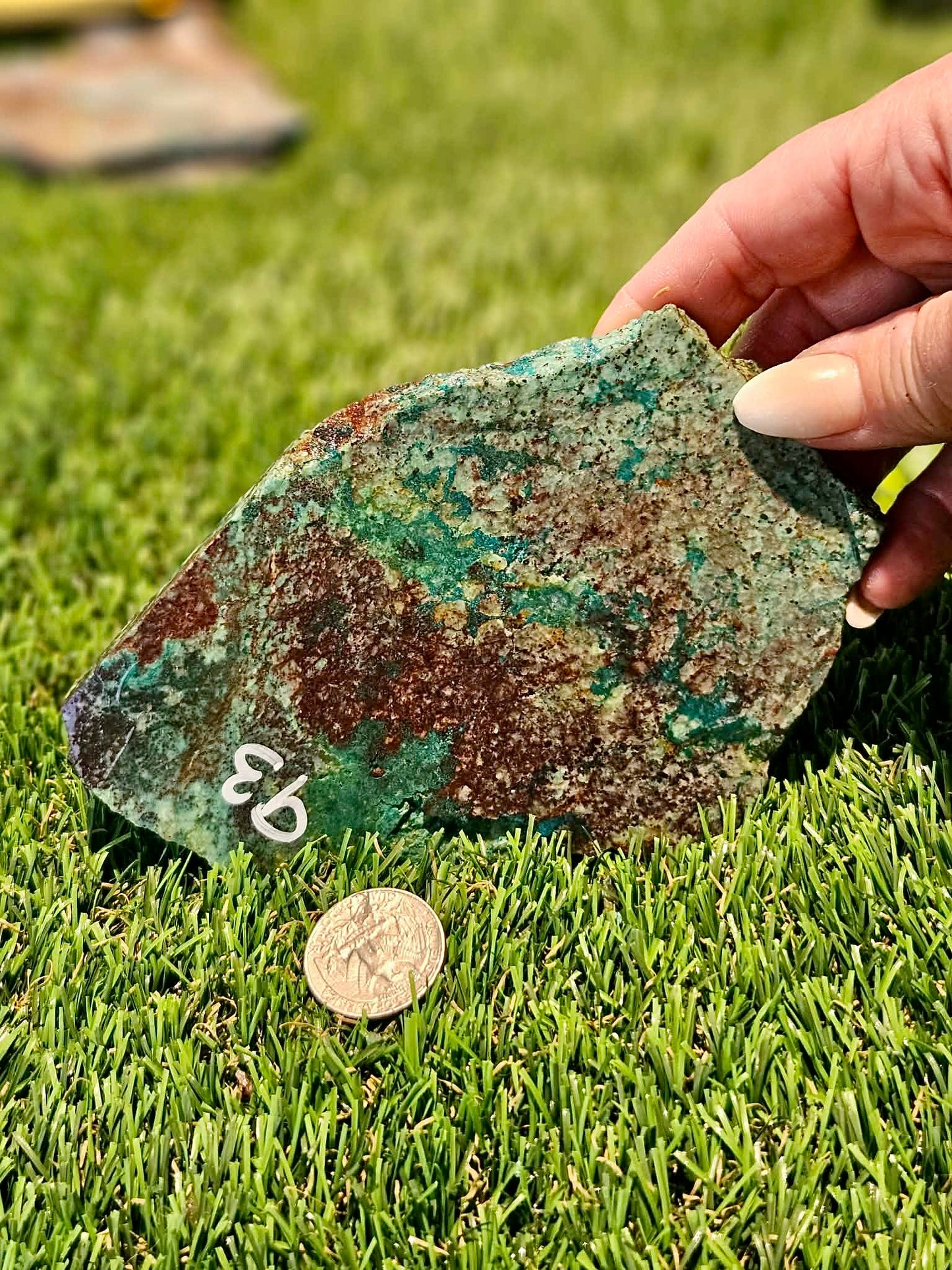 Globe Chrysocolla Slabs 91-94