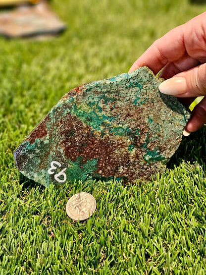 Globe Chrysocolla Slabs 91-94