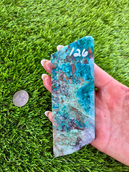 Globe Chrysocolla Slab 125-127