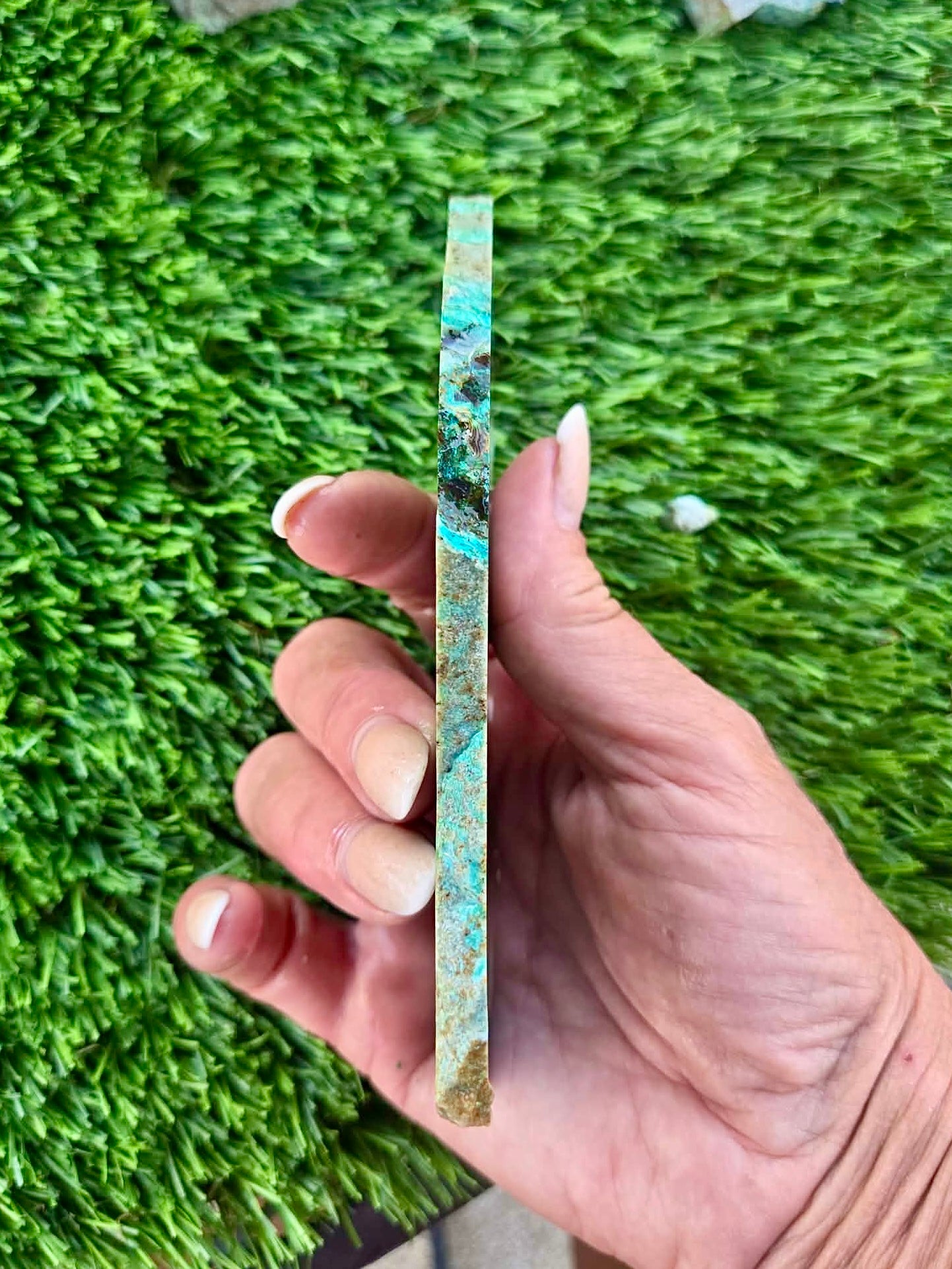Globe Chrysocolla Slab 12-16