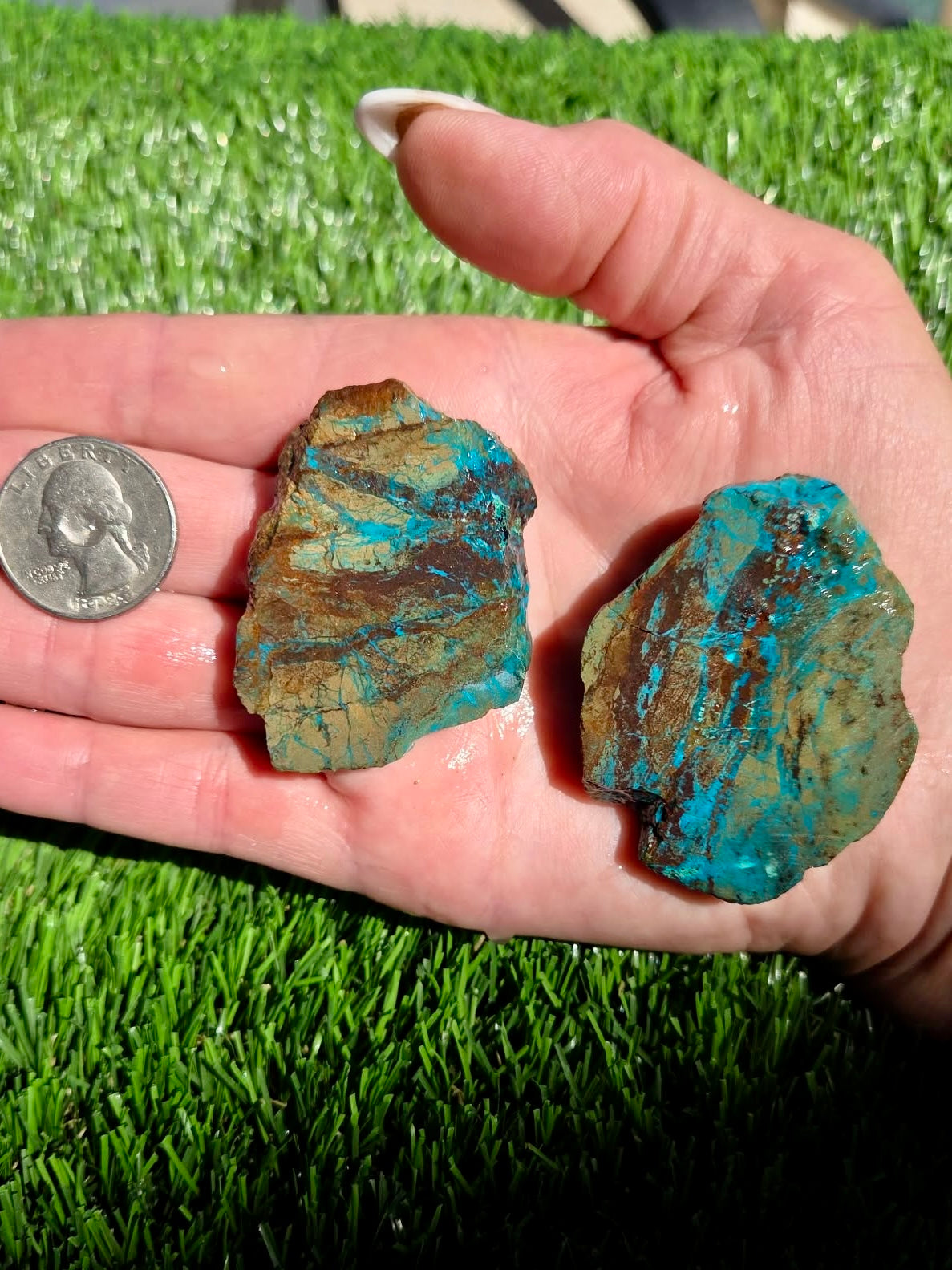 Globe Chrysocolla Slab Bundle -89