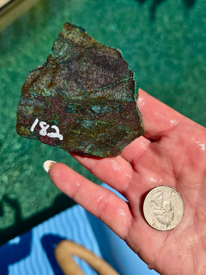 Planet Mine Chrysocolla Slab 176-183
