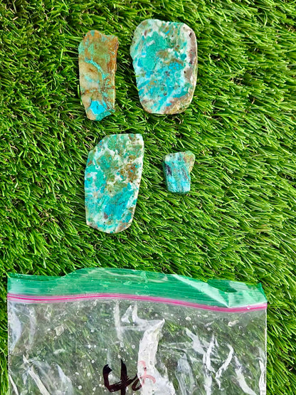 Globe Chrysocolla Slab Bundle -42