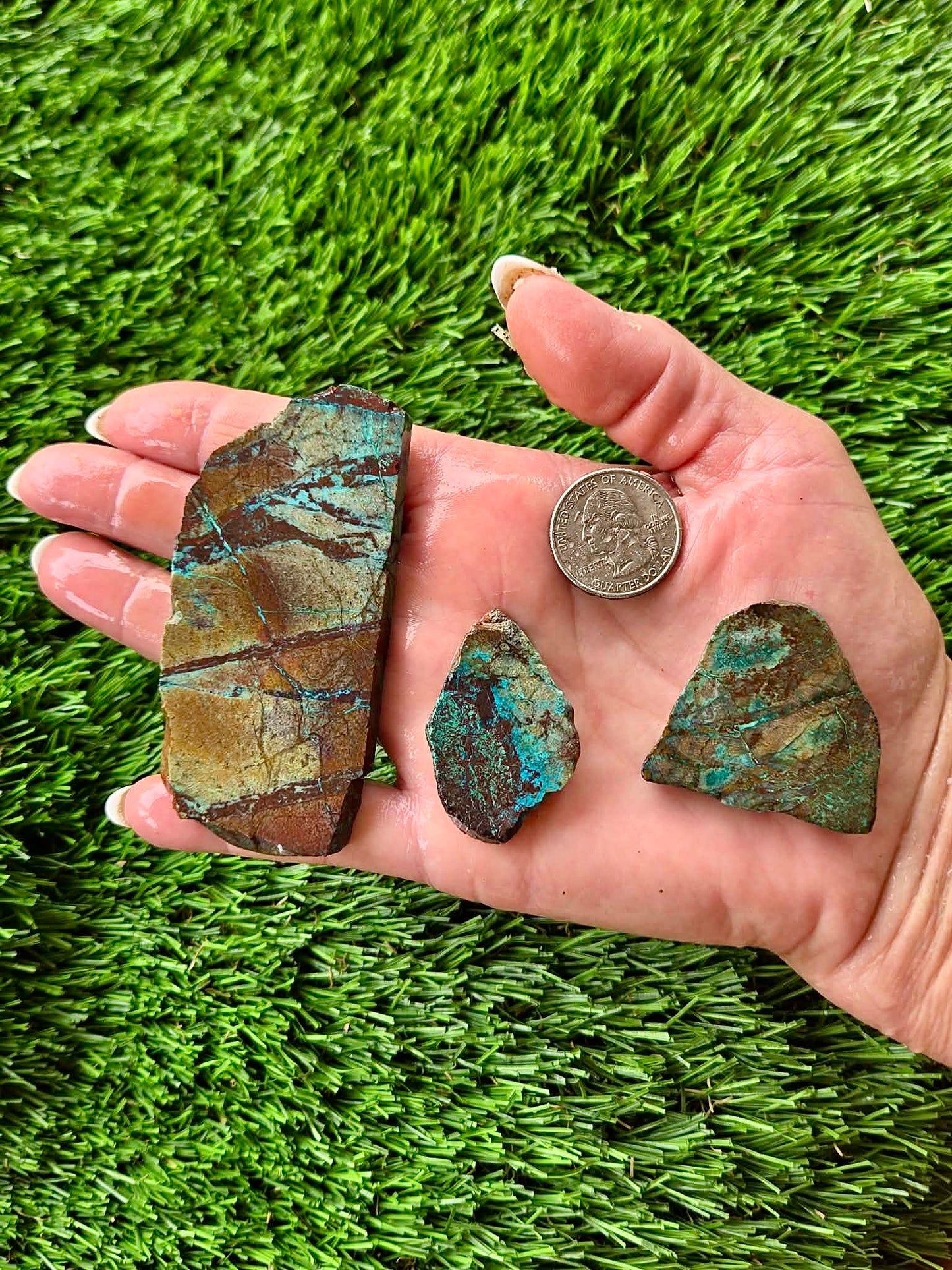 Globe Chrysocolla Slab Bundle -52