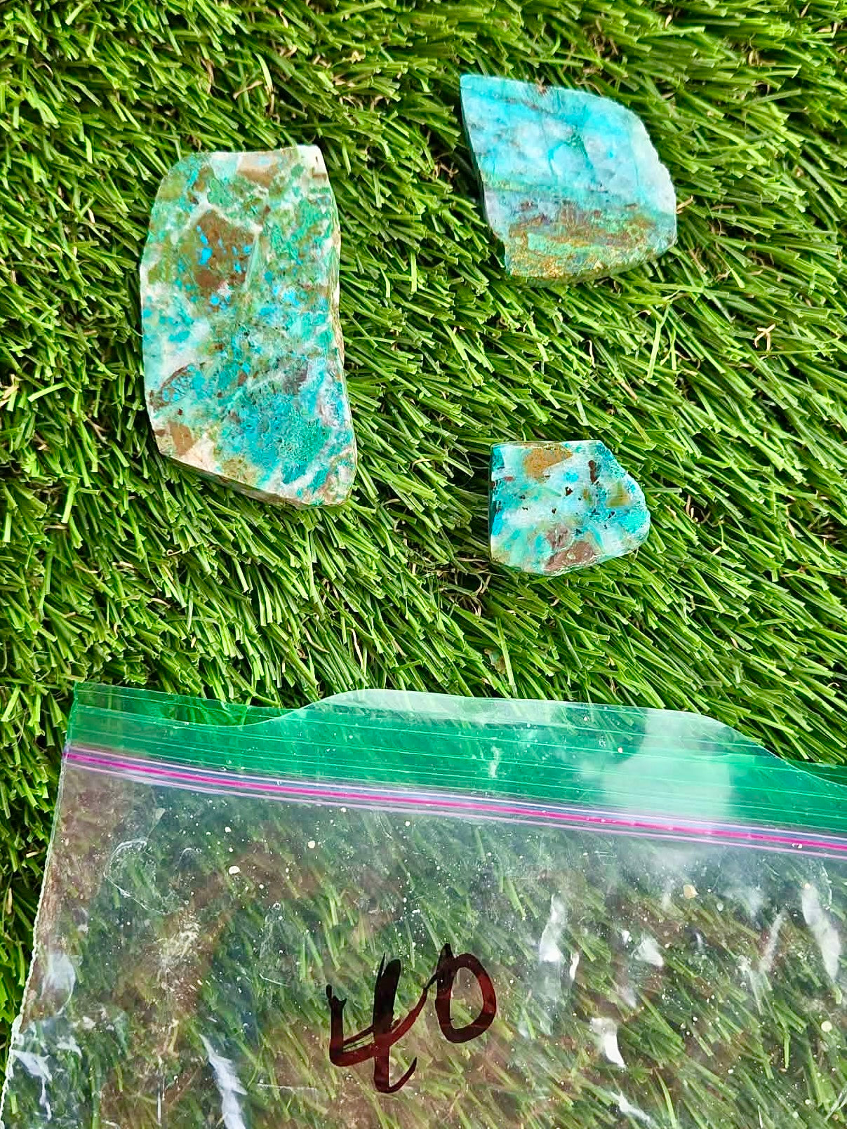 Globe Chrysocolla Slab Bundle -40