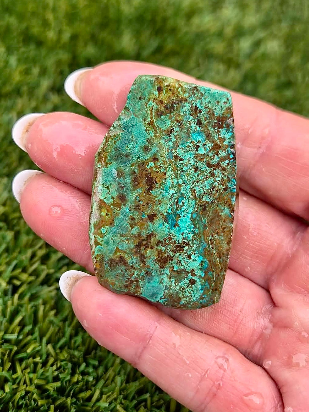 Globe Chrysocolla Slab Bundle -16